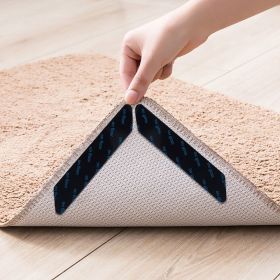 Carpet anti-slip Sticker,180*30mm (8 pieces), parallelogram, black